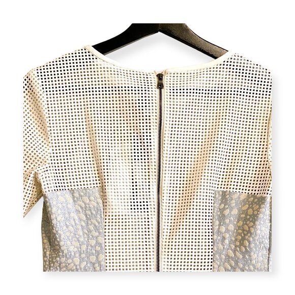 Sachin + Babi Eternity Shift dress in brocade and laser cut panels, size 0, NWT - Picture 9 of 13